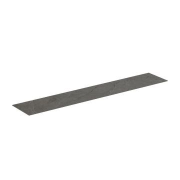 Blat ceramic pentru lavoar Ideal Standard Atelier Conca finisaj gri deschis 200 cm