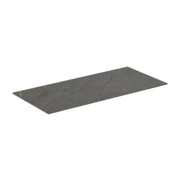 Blat ceramic pentru lavoar Ideal Standard Atelier Conca finisaj gri deschis 80 cm