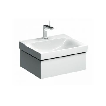 Dulap baza pentru lavoar suspendat Geberit Xeno2 alb 1 sertar 58 cm