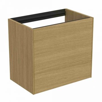 Dulap baza suspendat Ideal Standard Atelier Conca 1 sertar 60 cm finisaj stejar deschis
