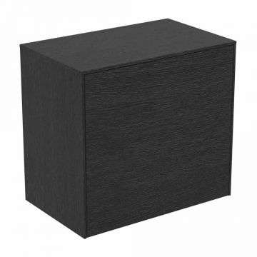 Dulap baza suspendat Ideal Standard Atelier Conca 1 sertar cu blat 60 cm finisaj stejar inchis