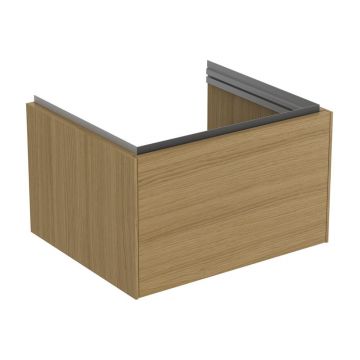 Dulap baza suspendat Ideal Standard Atelier Conca 1 sertar finisaj stejar deschis 60 cm
