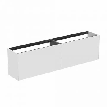 Dulap baza suspendat Ideal Standard Atelier Conca 2 sertare 200 cm alb mat