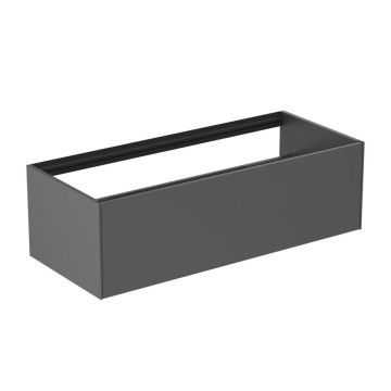 Dulap baza suspendat Ideal Standard Atelier Conca antracit mat 1 sertar 120 cm