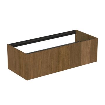 Dulap baza suspendat Ideal Standard Atelier Conca finisaj nuc inchis 1 sertar 120 cm