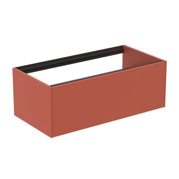 Dulap baza suspendat Ideal Standard Atelier Conca rosu - oranj mat 1 sertar 100 cm