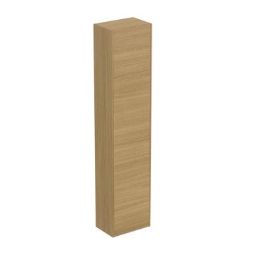 Dulap inalt suspendat Ideal Standard Atelier Conca finisaj stejar deschis 1 usa 37 cm