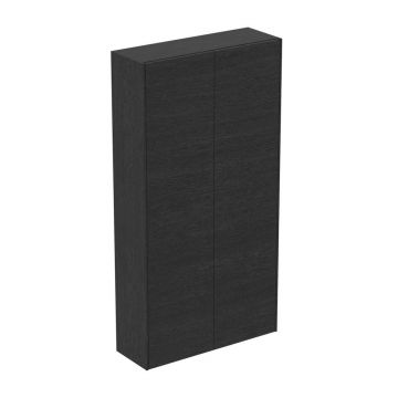 Dulap inalt suspendat Ideal Standard Atelier Conca finisaj stejar inchis 72 cm 2 usi