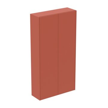 Dulap inalt suspendat Ideal Standard Atelier Conca rosu - oranj mat 72 cm 2 usi