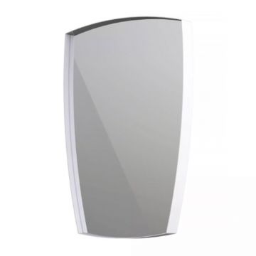 Oglinda asimetrica Oristo Louis 50 cm alb lucios