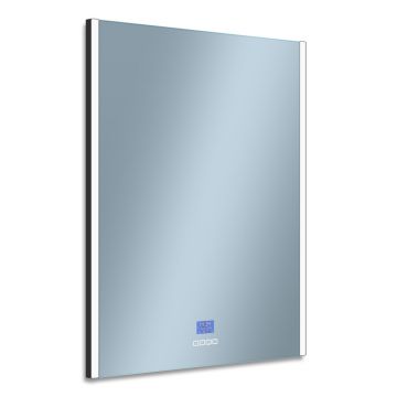 Oglinda cu iluminare Led Venti Timeled negru 60 cm x 80 cm