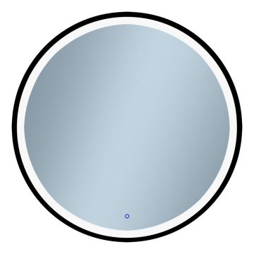 Oglinda cu iluminare Venti Rund Led II 80s cm negru