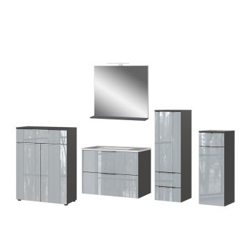 Set mobilă de baie gri Vasio – Germania