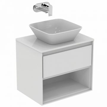 Blat pentru lavoar alb Ideal Standard Connect Air fara decupaj 60 cm