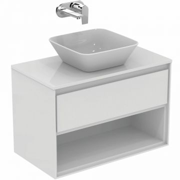 Blat pentru lavoar alb Ideal Standard Connect Air fara decupaj 80 cm