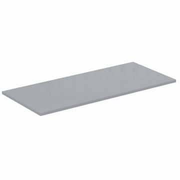 Blat pentru lavoar gri deschis Ideal Standard Connect Air fara decupaj 100 cm
