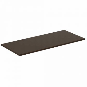 Blat pentru lavoar maro inchis Ideal Standard Connect Air fara decupaj 100 cm