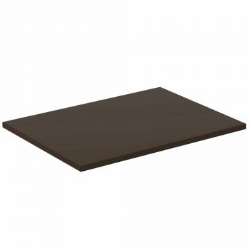 Blat pentru lavoar maro inchis Ideal Standard Connect Air fara decupaj 60 cm
