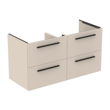 Dulap baza suspendat Ideal Standard i.life B bej nisipiu mat 4 sertare 120 cm