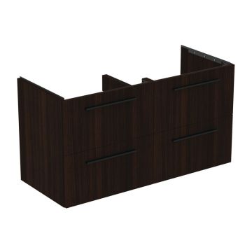 Dulap baza suspendat Ideal Standard i.life B finisaj stejar cafeniu 4 sertare 120 cm