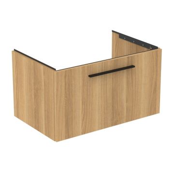 Dulap baza suspendat Ideal Standard i.life B finisaj stejar natural 1 sertar 80 cm