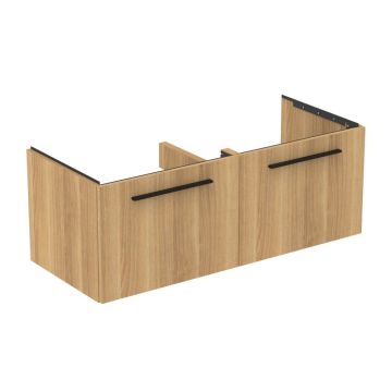Dulap baza suspendat Ideal Standard i.life B finisaj stejar natural 2 sertare 120 cm