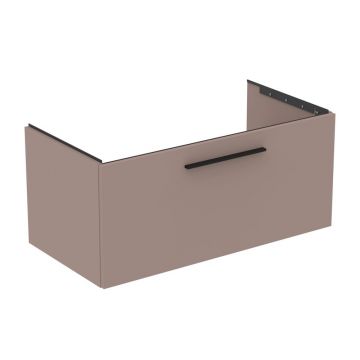 Dulap baza suspendat Ideal Standard i.life B gri - bej mat 1 sertar 100 cm