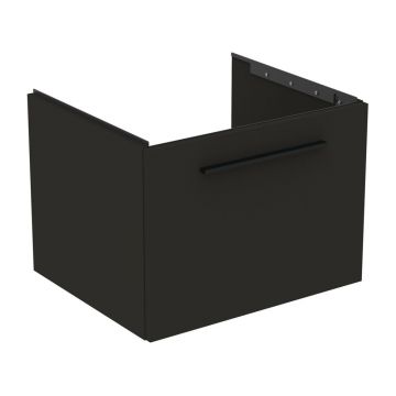 Dulap baza suspendat Ideal Standard i.life B gri carbon mat 1 sertar 60 cm