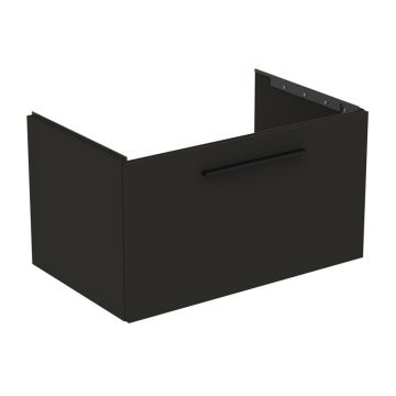 Dulap baza suspendat Ideal Standard i.life B gri carbon mat 1 sertar 80 cm