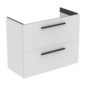 Dulap baza suspendat Ideal Standard i.life S 2 sertare alb mat 80 cm