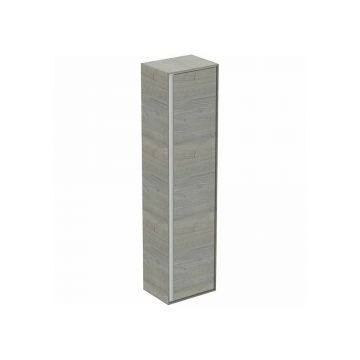 Dulap inalt suspendat gri deschis lemn Ideal Standard Connect Air 160x40 cm