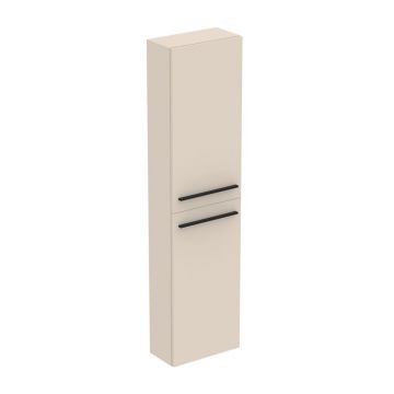 Dulap inalt suspendat Ideal Standard i.life S finisaj bej - nisip 40 cm 2 usi
