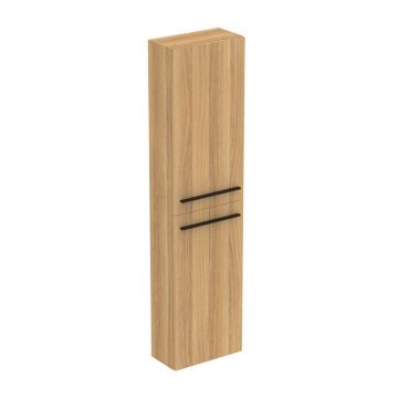 Dulap inalt suspendat Ideal Standard i.life S finisaj stejar 40 cm 2 usi