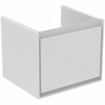 Dulap suspendat pentru lavoar alb Ideal Standard Connect Air Cube 48.5 cm E0844B2