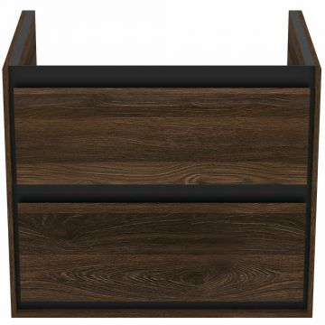 Dulap suspendat pentru lavoar lemn inchis Ideal Standard Connect Air 60 cm