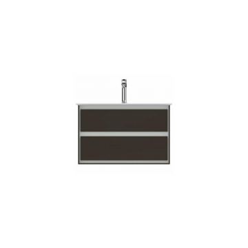 Dulap suspendat pentru lavoar maro inchis lemn Ideal Standard Connect Air 80 cm