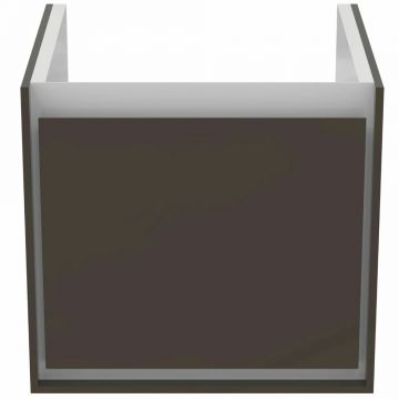 Dulap suspendat pentru lavoar maro inchis lemn Ideal Standard Connect Air Cube 43.5 cm