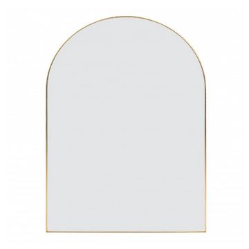 Oglinda Ars Longa Arche 60x110 cm finisaj auriu periat