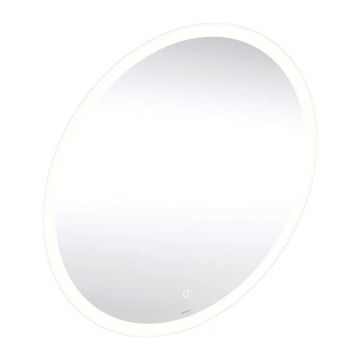 Oglinda cu iluminare LED Geberit Option Round 60 cm aluminiu