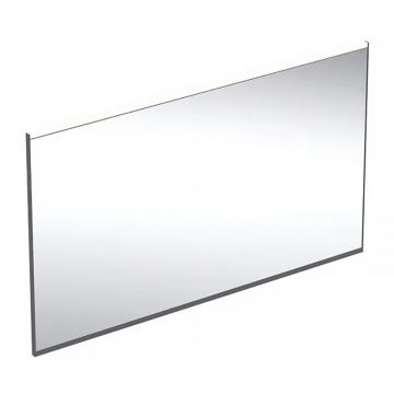 Oglinda cu iluminare si dezaburire Geberit Option Plus Square 120 cm negru - aluminiu eloxat