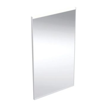 Oglinda cu iluminare si dezaburire Geberit Option Plus Square 40 cm aluminiu eloxat