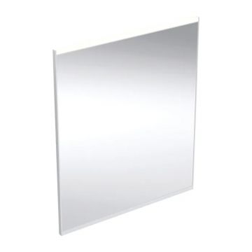 Oglinda cu iluminare si dezaburire Geberit Option Plus Square 60 cm aluminiu eloxat