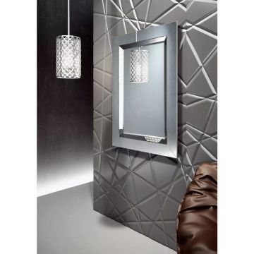 Oglinda dreptunghiulara Dubiel Vitrum Modena Silver 65x90 cm