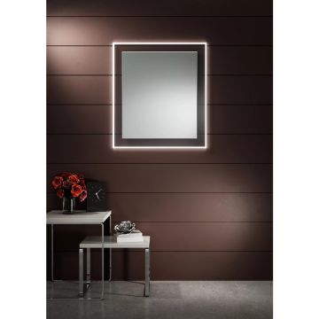 Oglinda dreptunghiulara LED Dubiel Vitrum Lumineo Alfa 80x90 cm