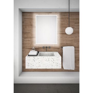 Oglinda dreptunghiulara LED Dubiel Vitrum Town 60x80 cm