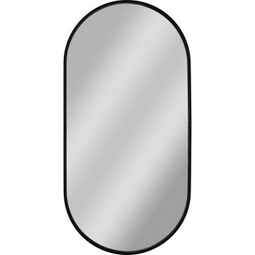 Oglinda reversibila ovala Dubiel Vitrum Joy Black 50x100 cm