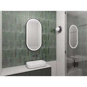 Oglinda ovala LED Dubiel Vitrum Solaris 50x100 cm