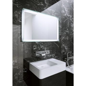 Oglinda patrata LED Dubiel Vitrum Ripasso 70x70 cm