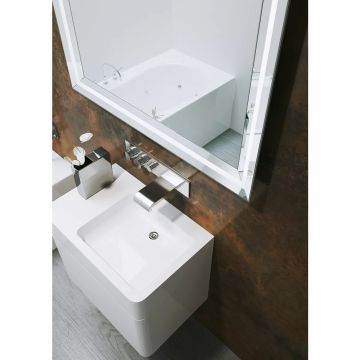 Oglinda patrata LED Dubiel Vitrum Torino Light 60x60 cm