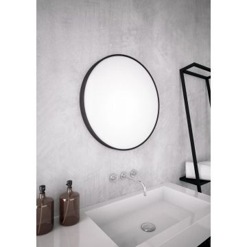Oglinda rotunda Dubiel Vitrum Nico Kolo Black 60x60 cm